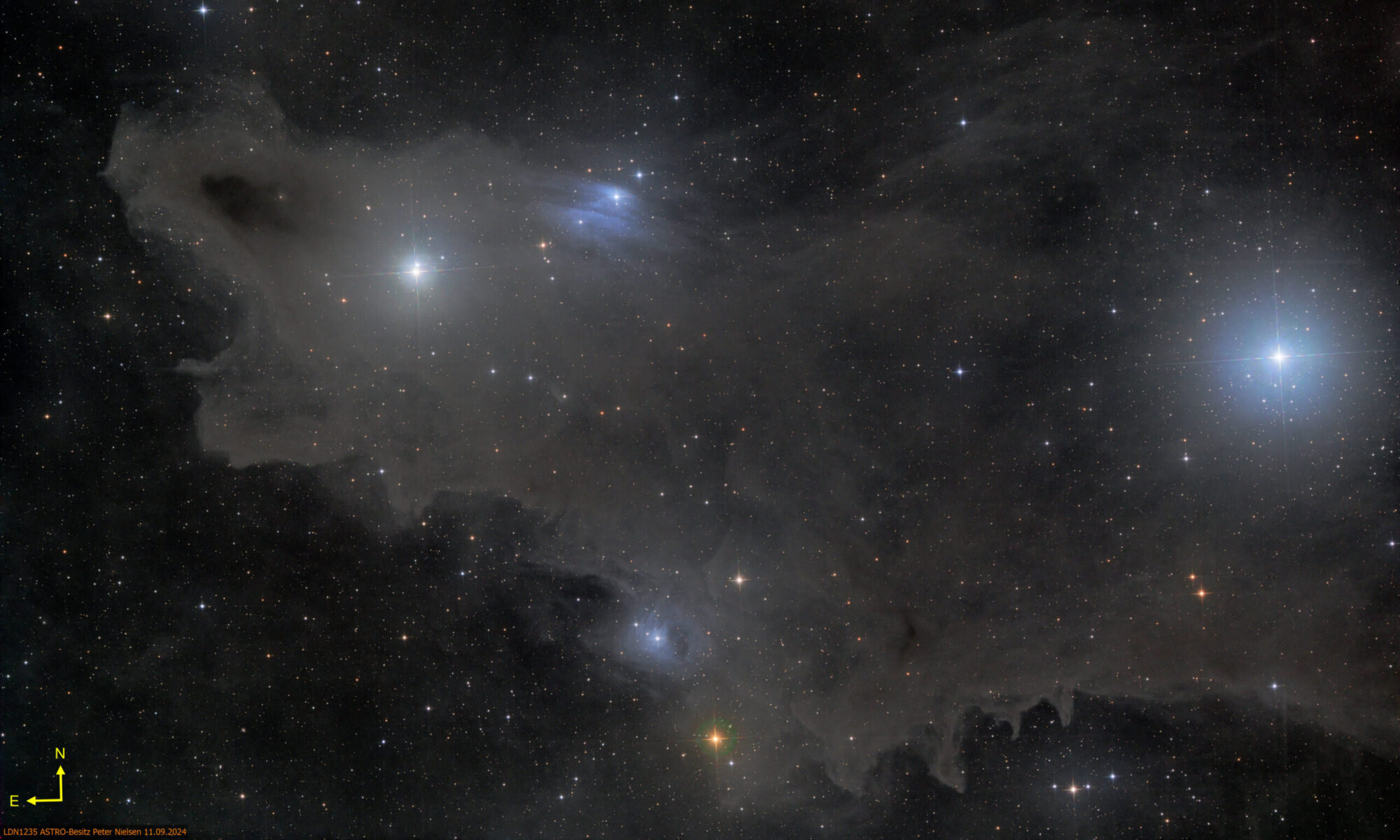 Haifischnebel LDN 1235 (Shark Nebula)