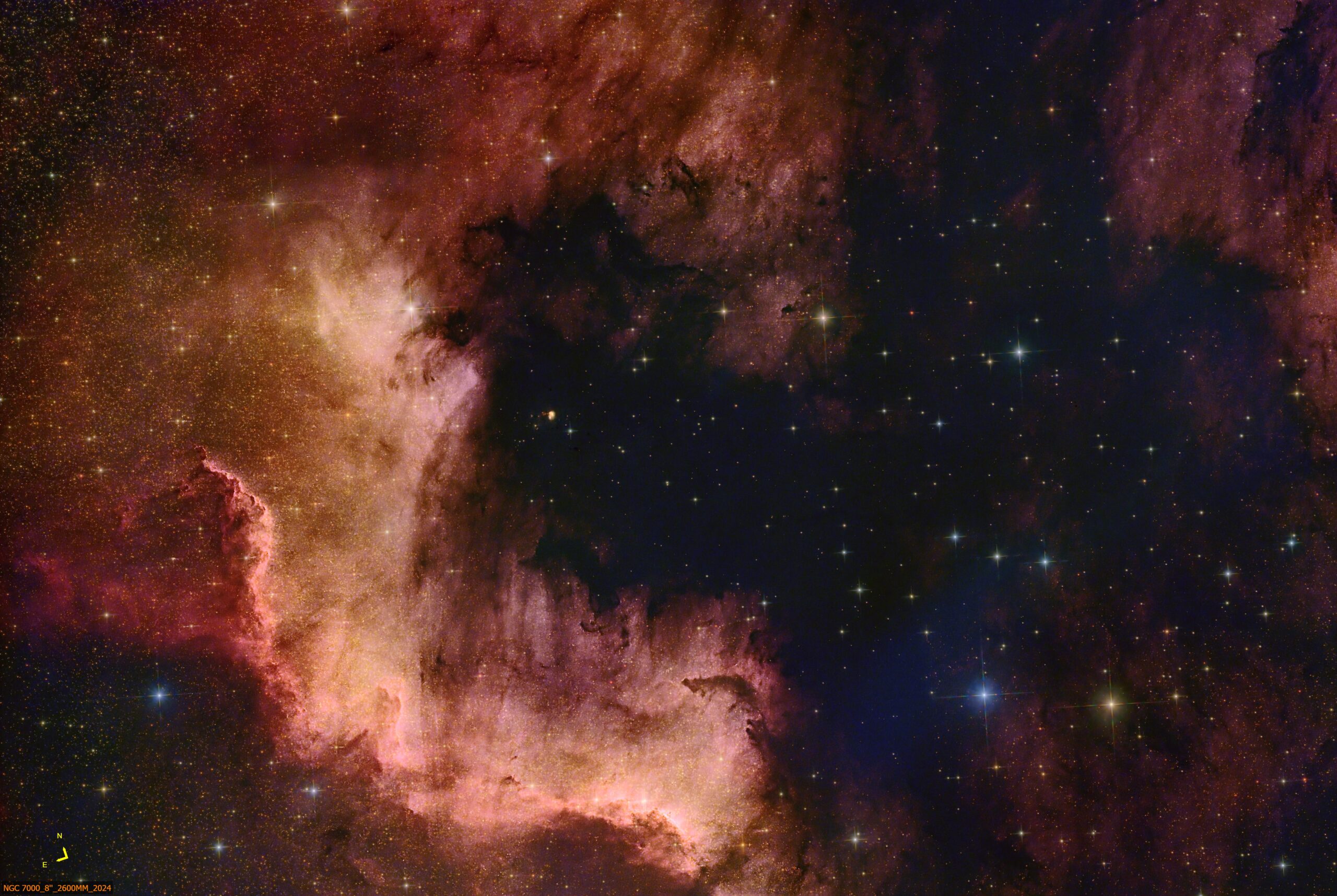 NGC 7000 (Nordamerikanebel)