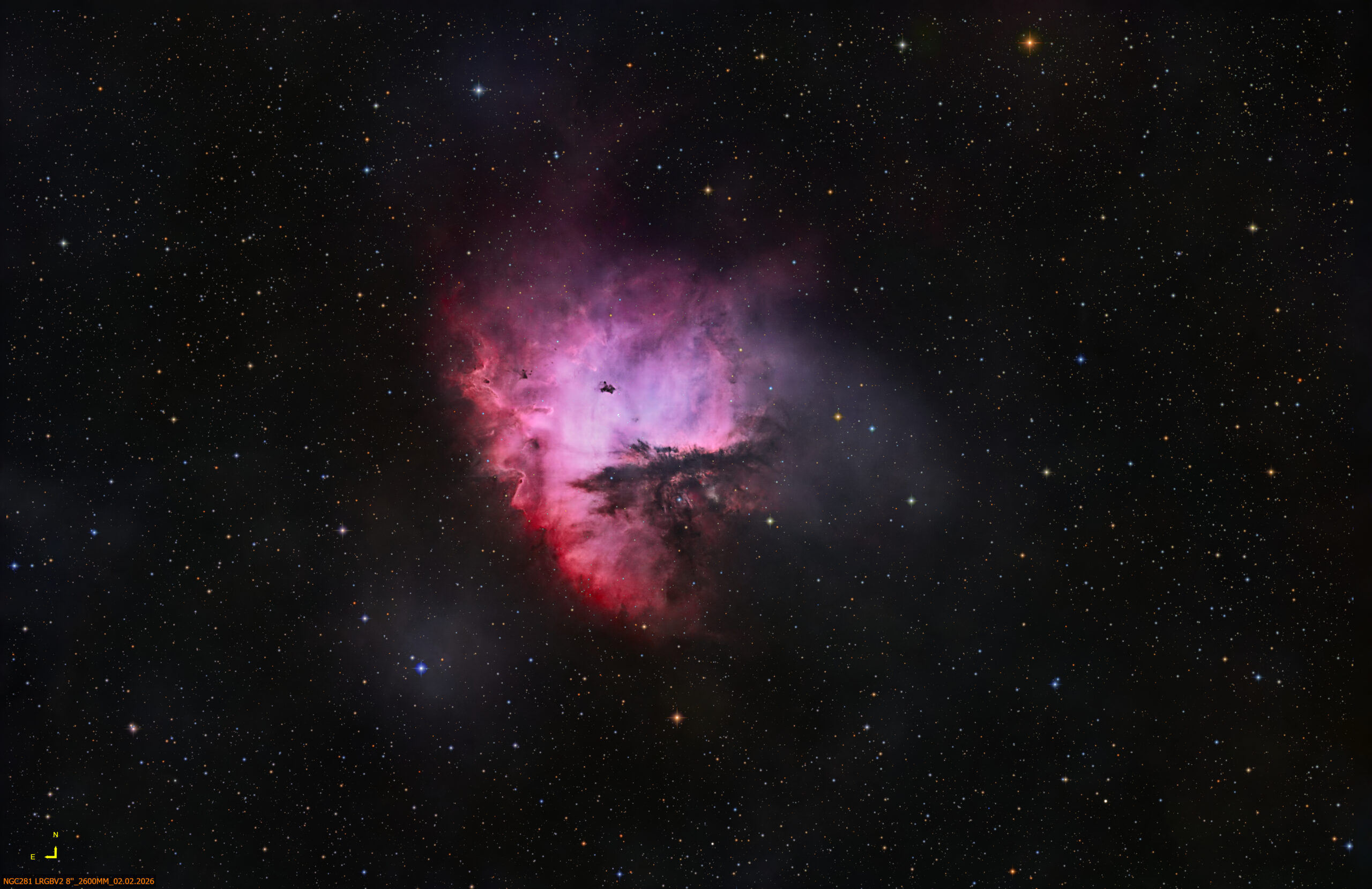 NGC 281 (Pacman Nebula)